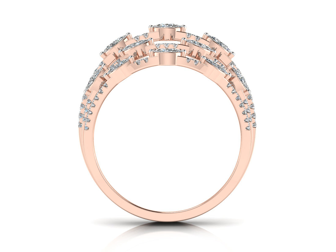Shimmering Stardust Diamond Ring
