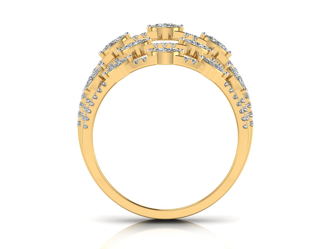Shimmering Stardust Diamond Ring