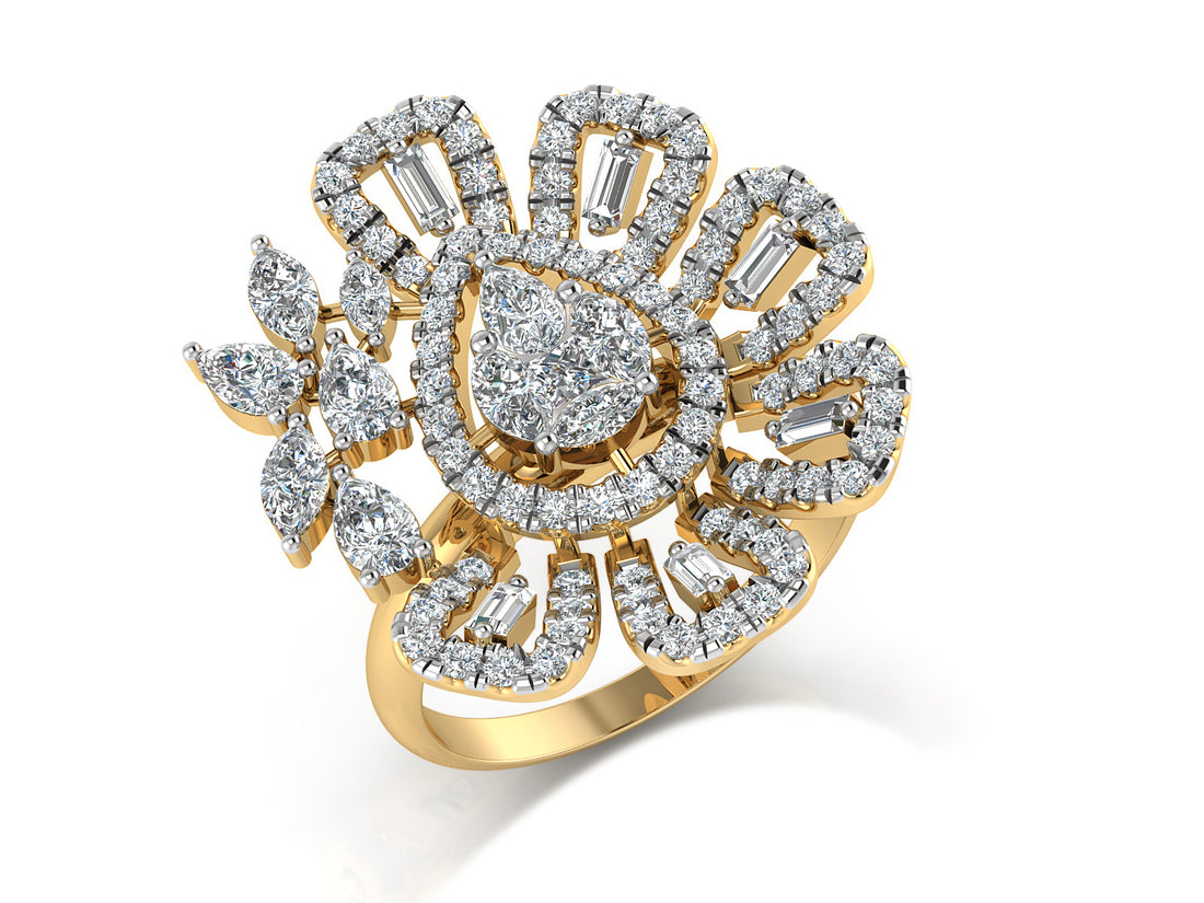 Radiant Grace Diamond Ring