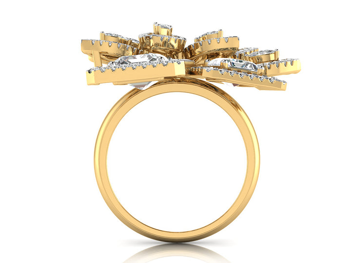 Majestic Bloom Diamond Ring