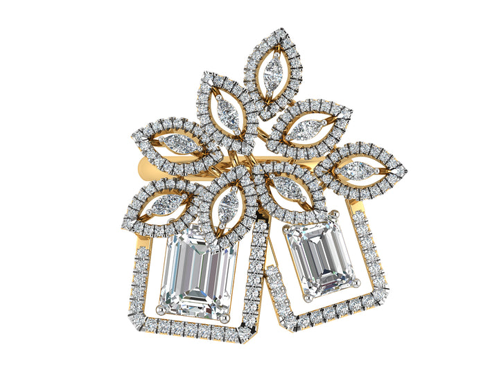 Majestic Bloom Diamond Ring