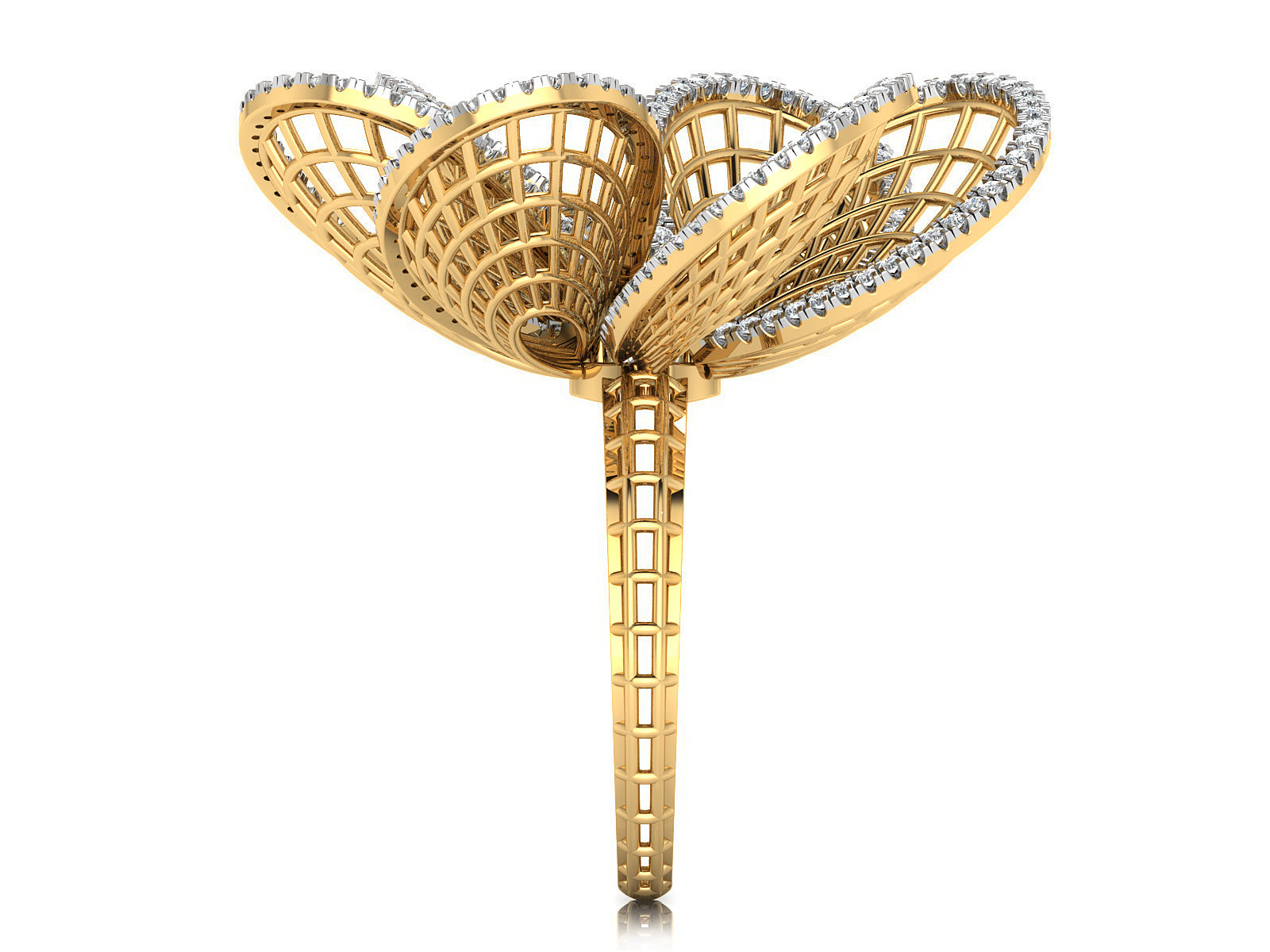 Splendid Blossom Diamond Ring