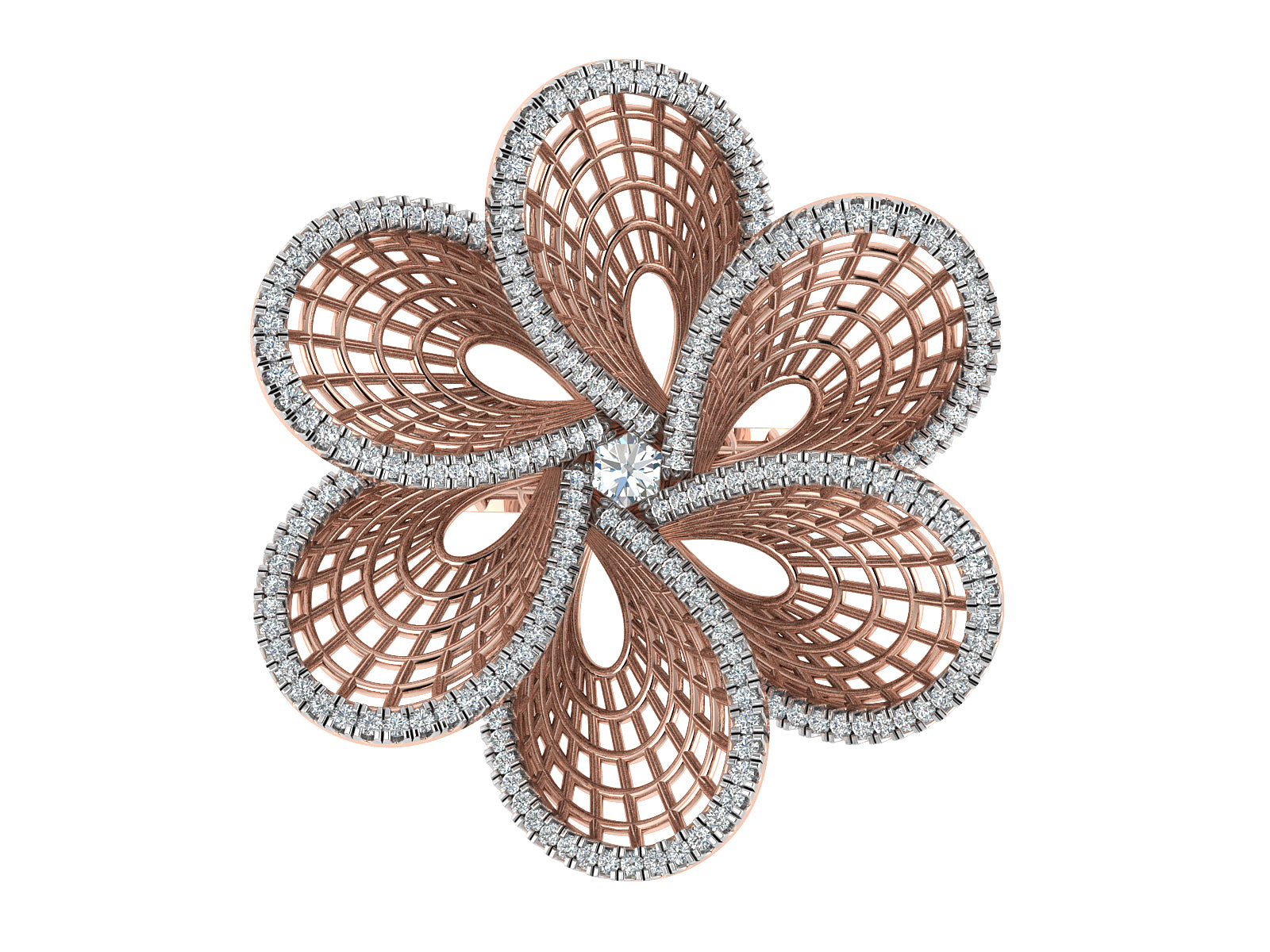 Splendid Blossom Diamond Ring