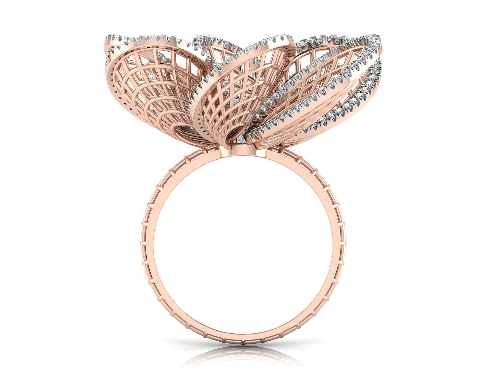 Splendid Blossom Diamond Ring