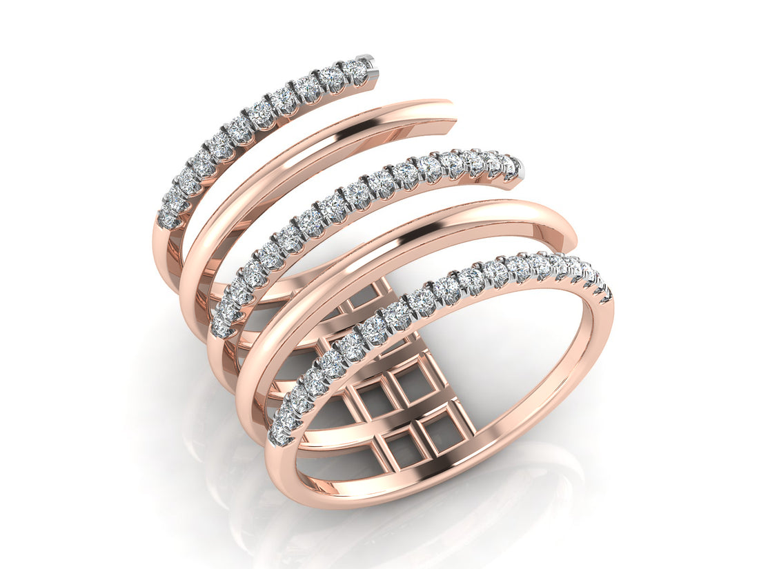 Parallel Perfection Diamond Ring