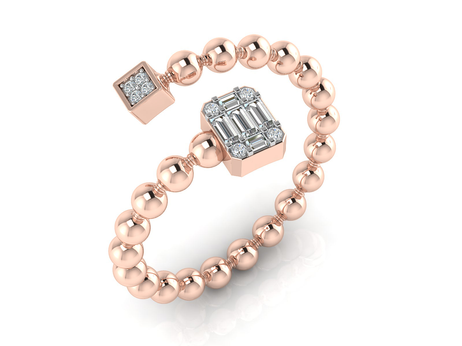 Buckle Up Diamond Ring