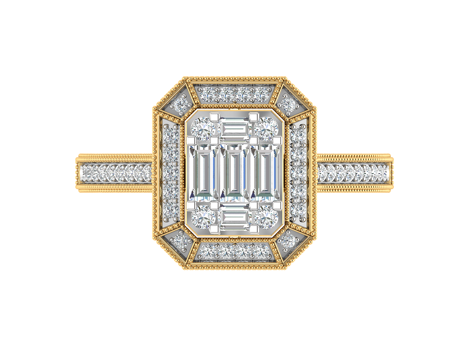 Shimmering Illusion Diamond Ring