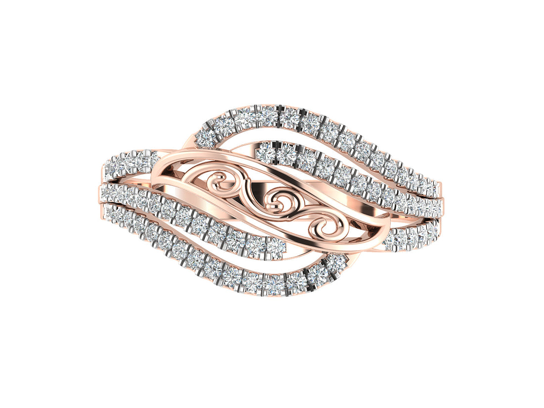 Dazzling Aurora Diamond Ring