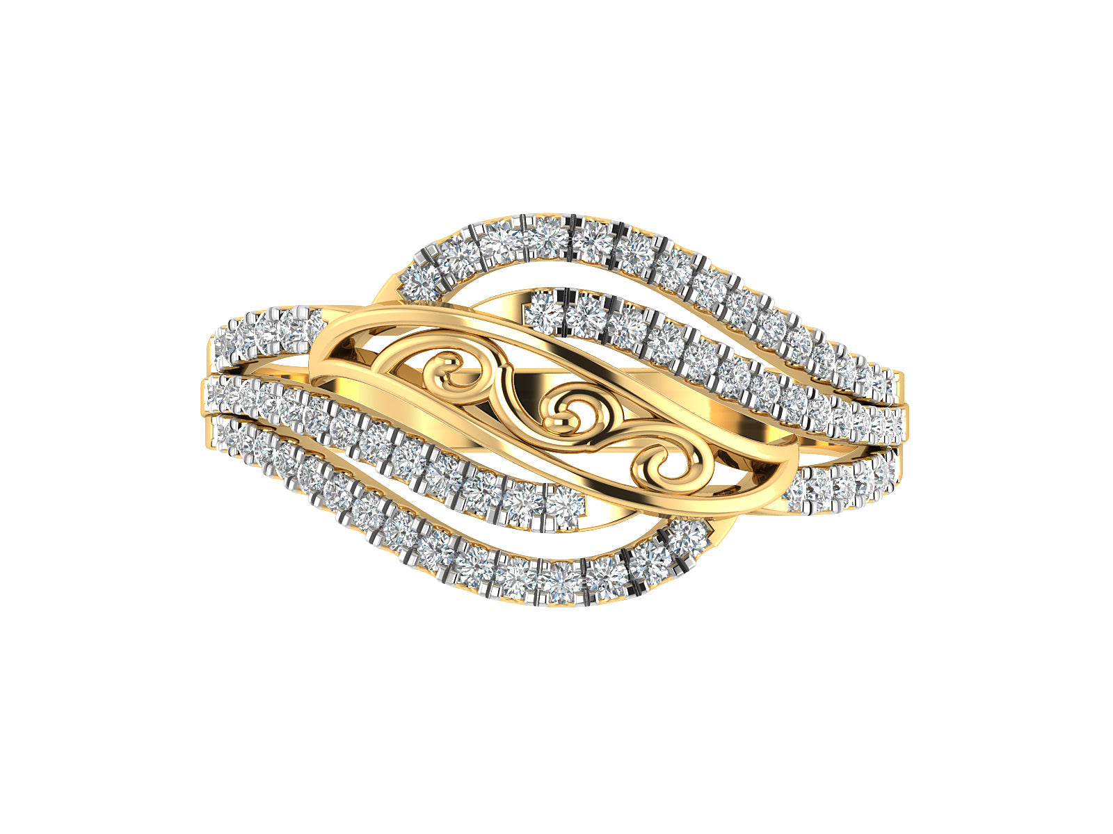 Dazzling Aurora Diamond Ring