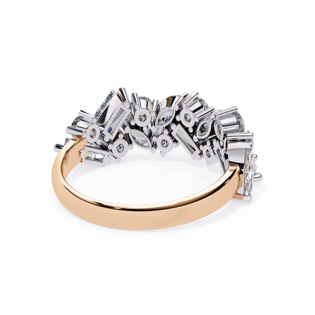 Alluring Half Eternity Ring 10