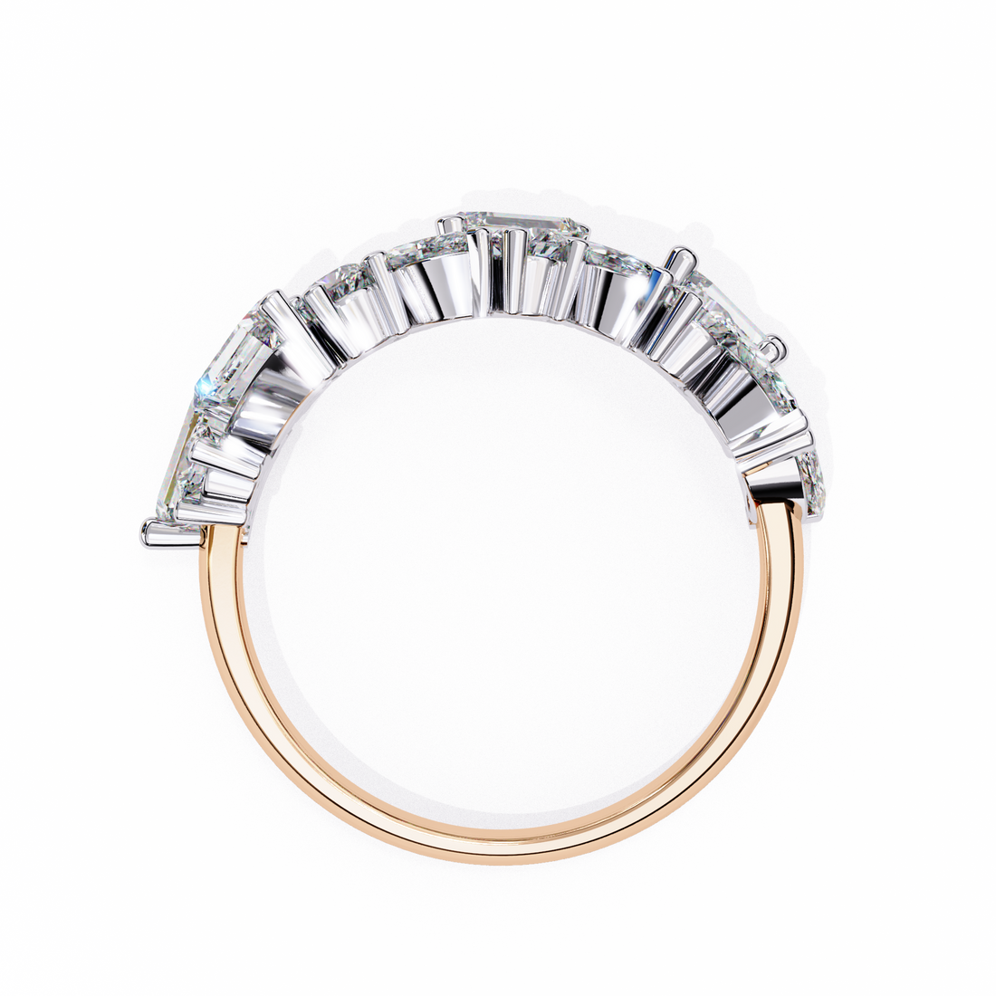 Alluring Half Eternity Ring 11