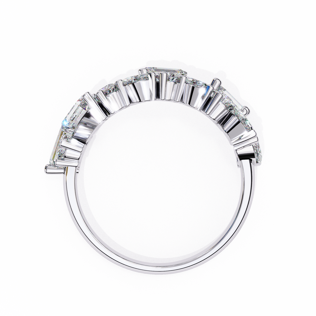 Alluring Half Eternity Ring 14