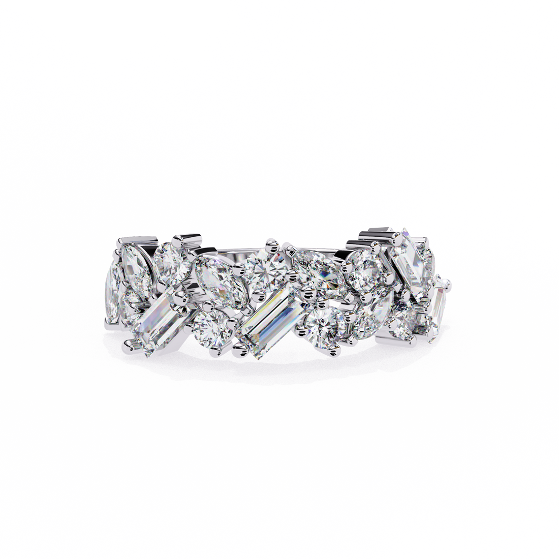 Alluring Half Eternity Ring 16