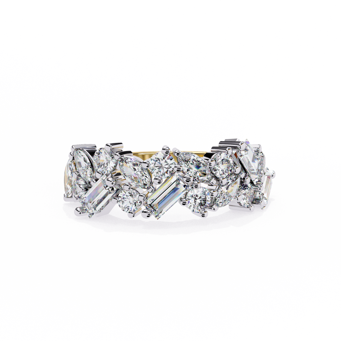 Alluring Half Eternity Ring 2