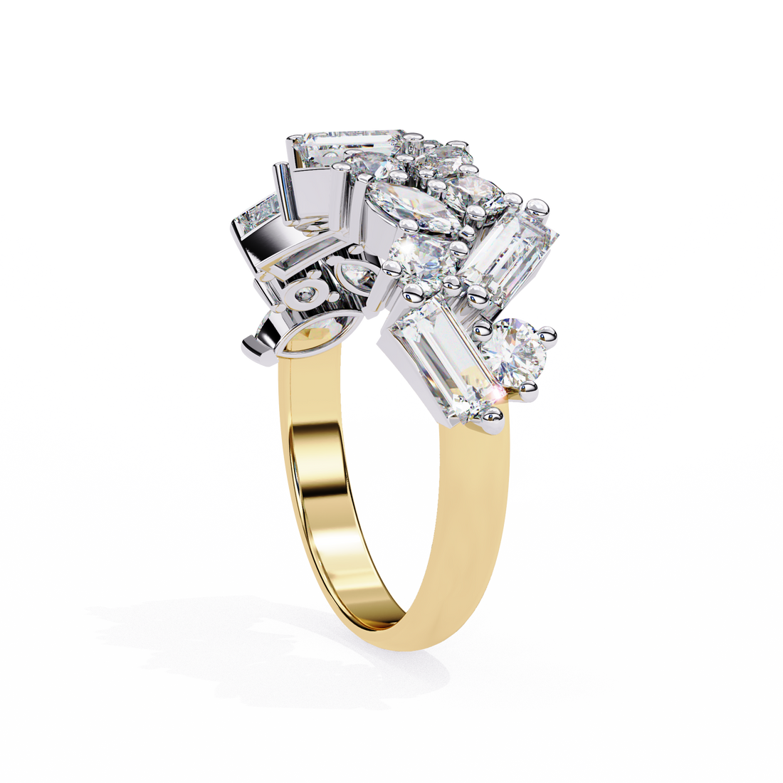 Alluring Half Eternity Ring 4