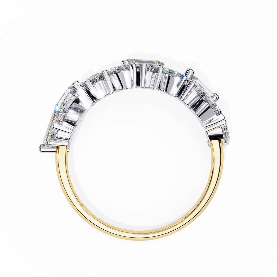 Alluring Half Eternity Ring 5