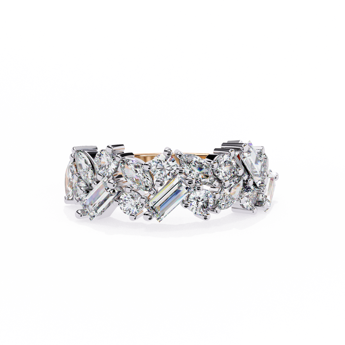 Alluring Half Eternity Ring 8