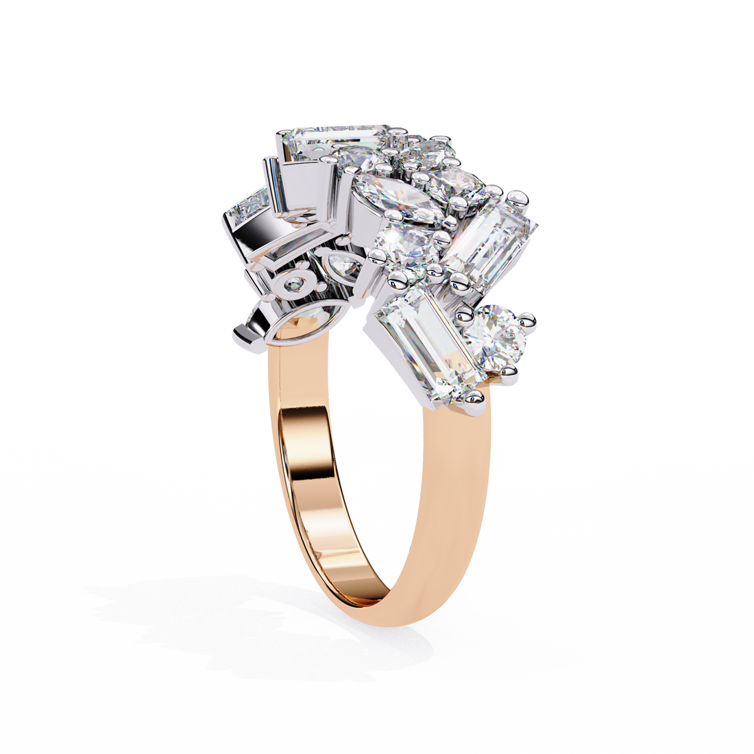 Alluring Half Eternity Ring 9