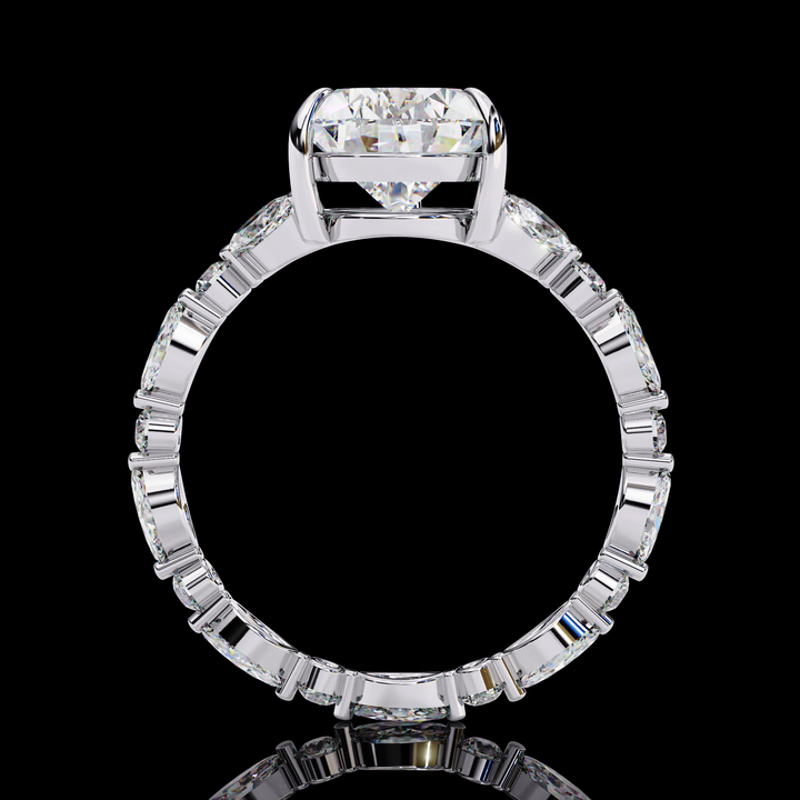 Alluring pear Lab Grown Diamond Ring13