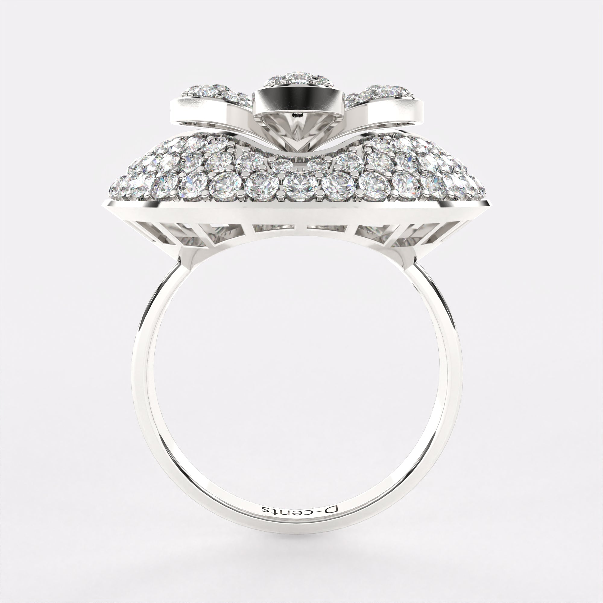 Arranged Petals Diamond Ring