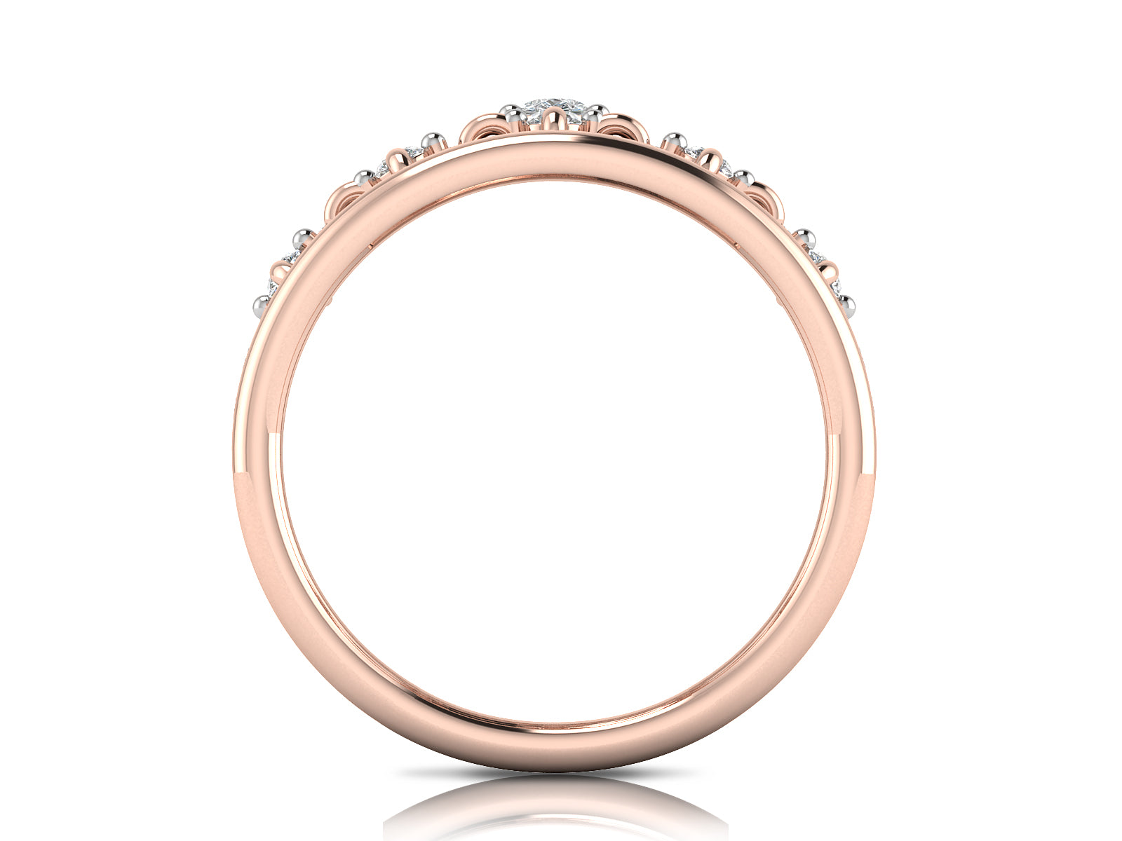 Artistic Diamond Band with Intricate Detailing 6