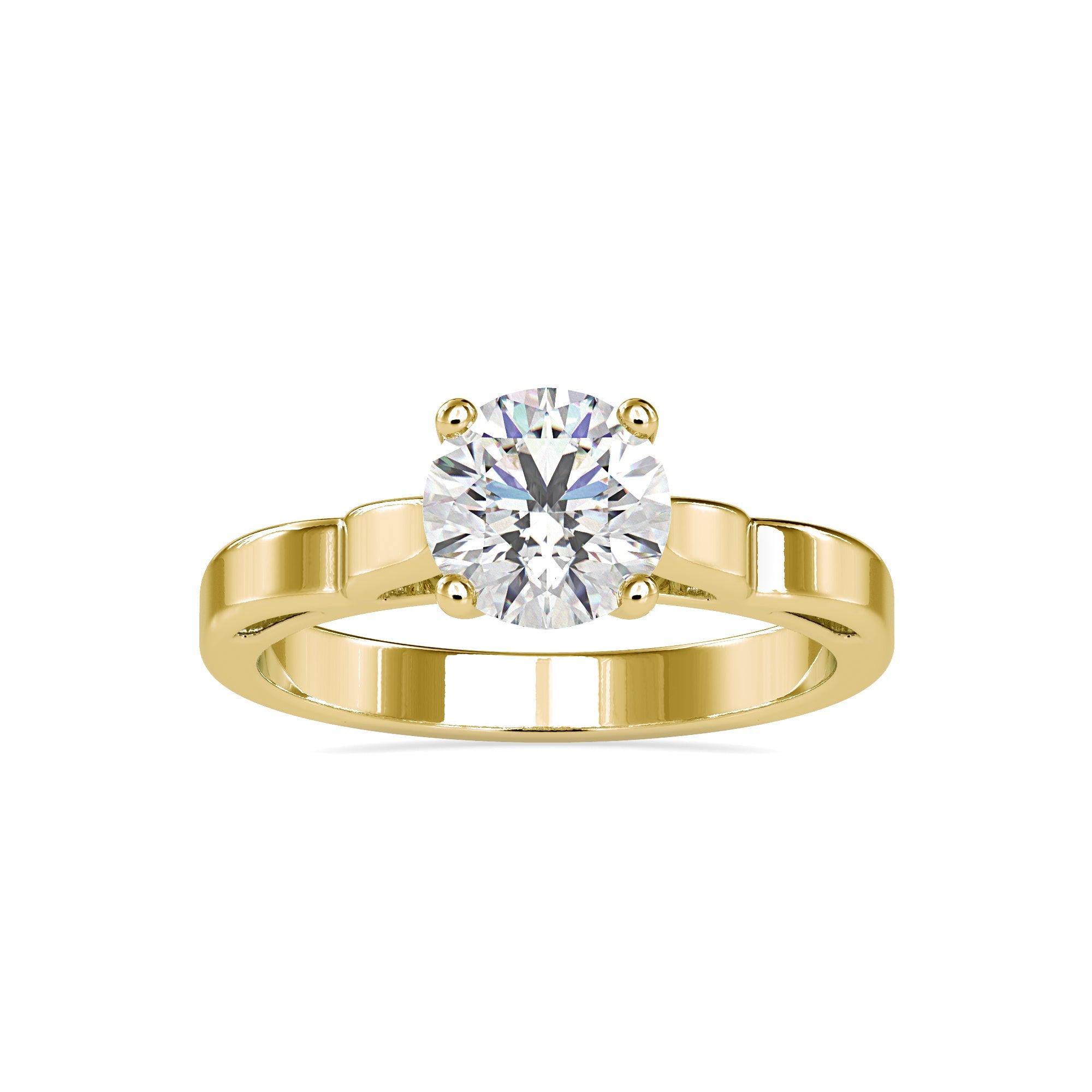 Aurora Grace Solitaire Diamond Ring