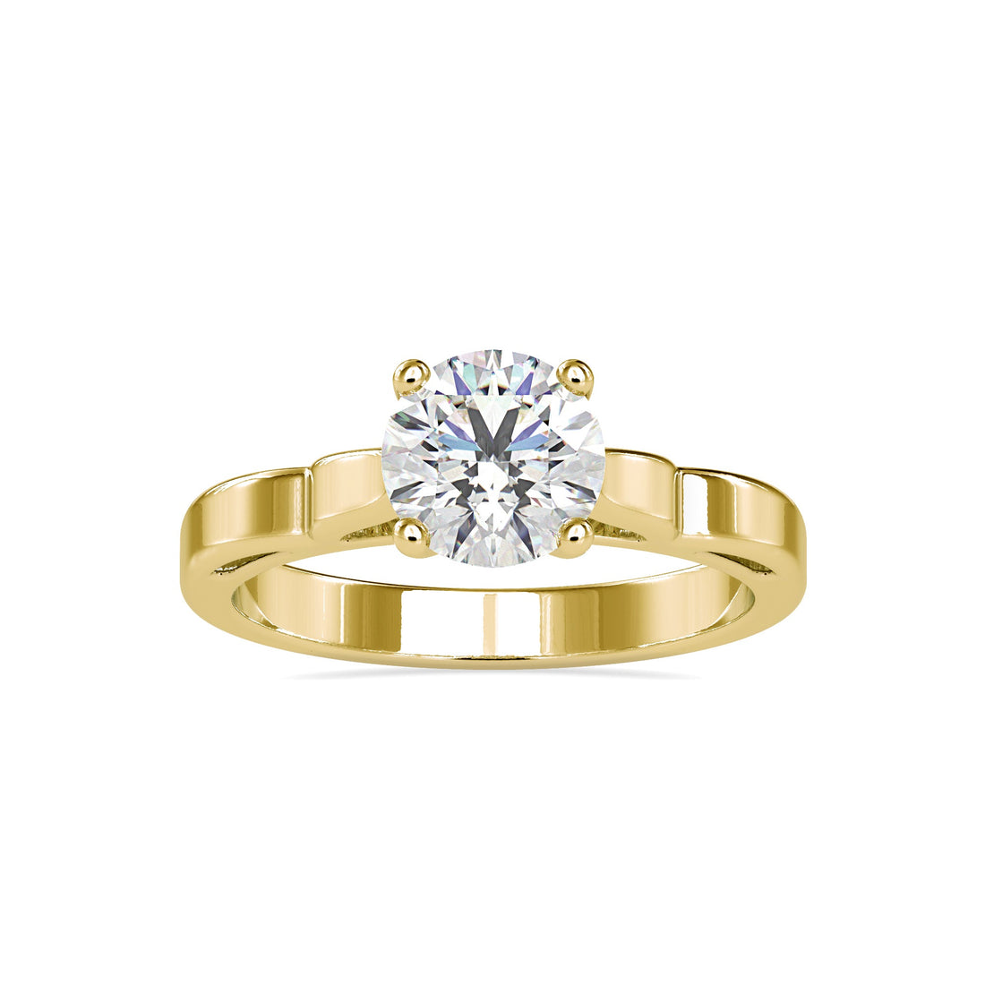 Aurora Grace Solitaire Diamond Ring