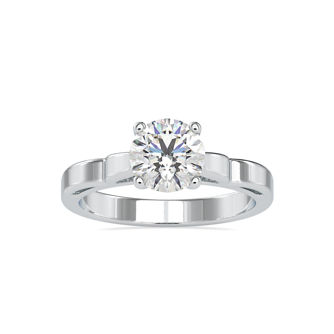 Aurora Grace Solitaire Diamond Ring 4