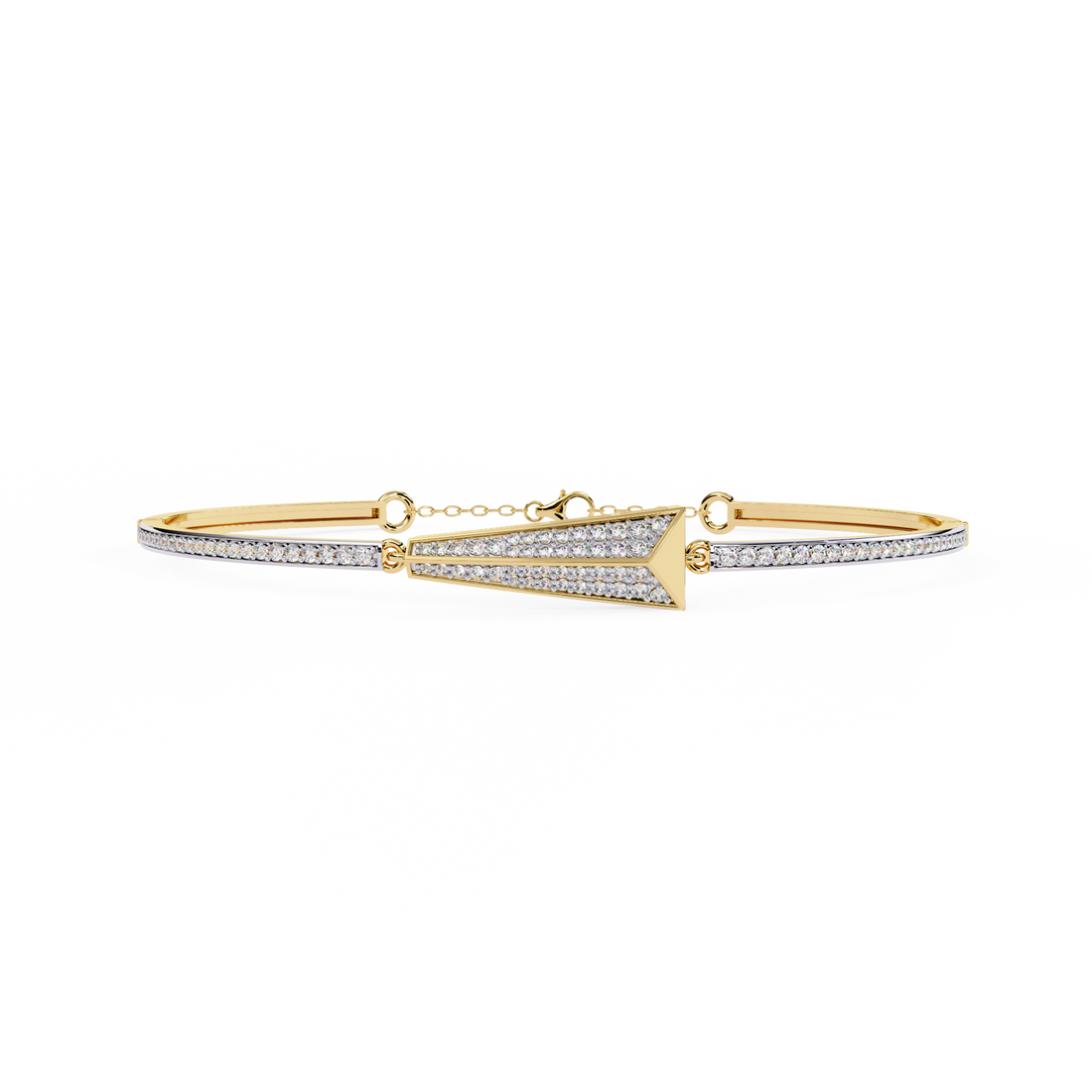 Geometric Lab Grown Diamond Bracelet