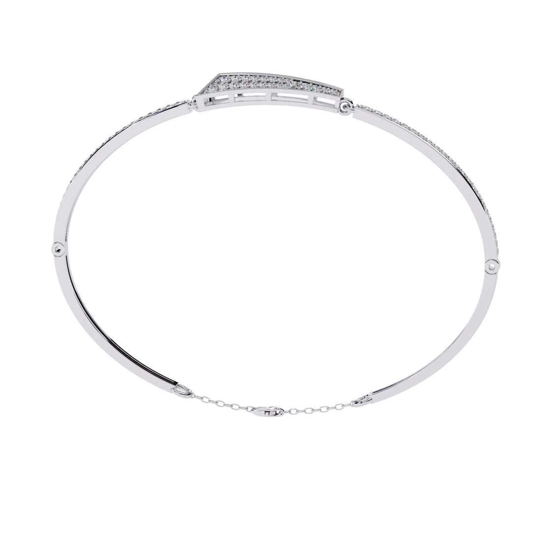 Geometric Lab Grown Diamond Bracelet