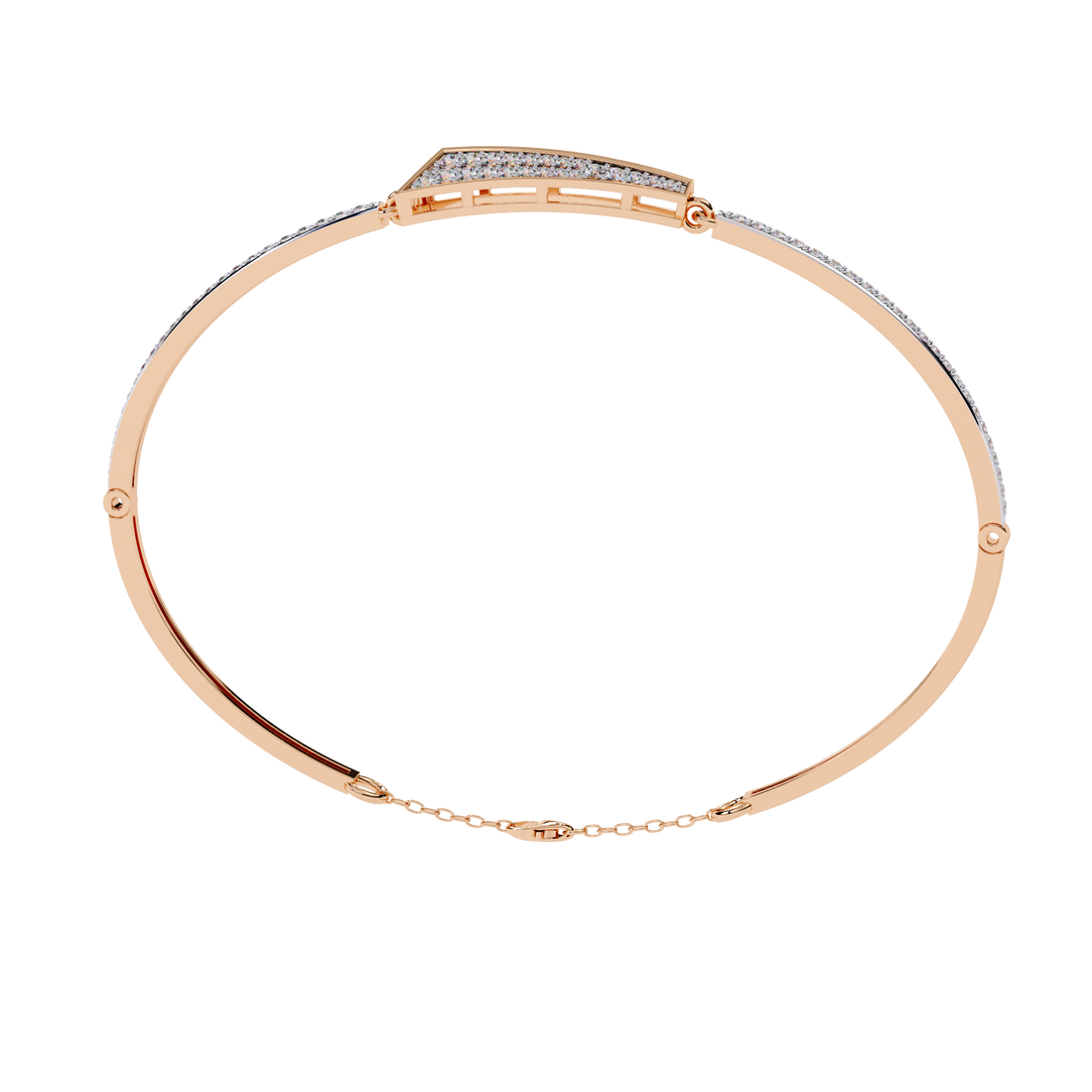 Geometric Lab Grown Diamond Bracelet