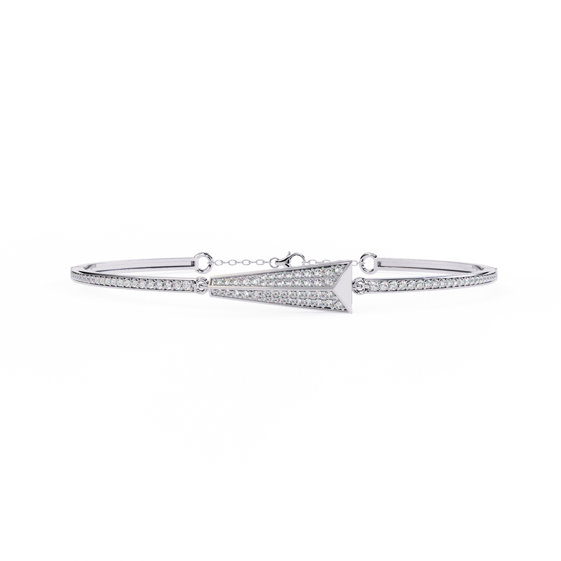 Geometric Lab Grown Diamond Bracelet
