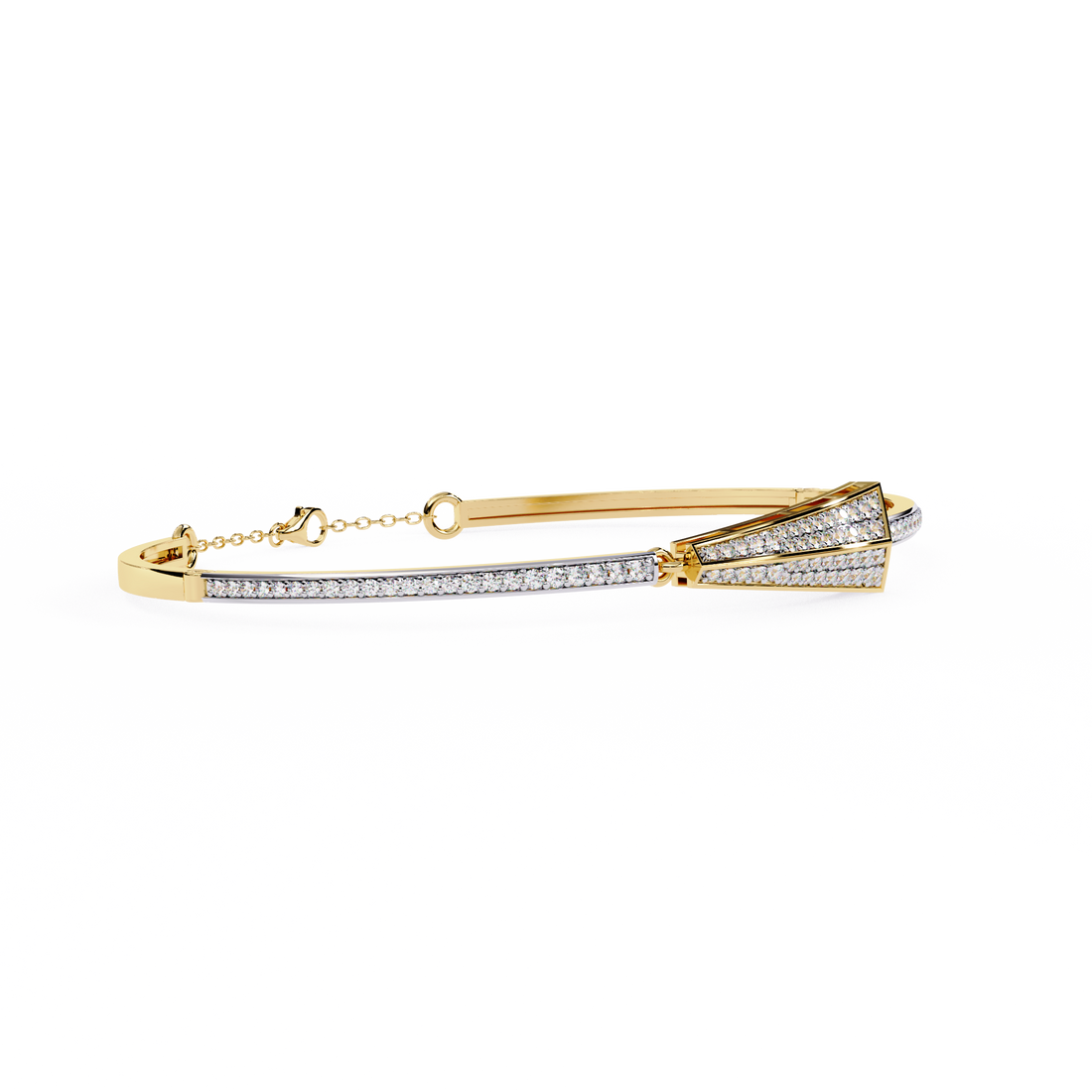 Geometric Lab Grown Diamond Bracelet
