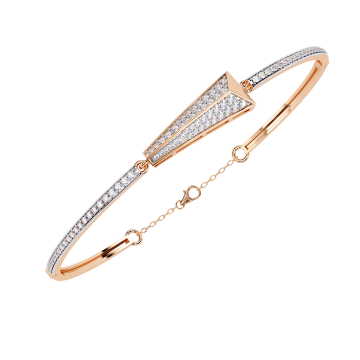 Geometric Lab Grown Diamond Bracelet