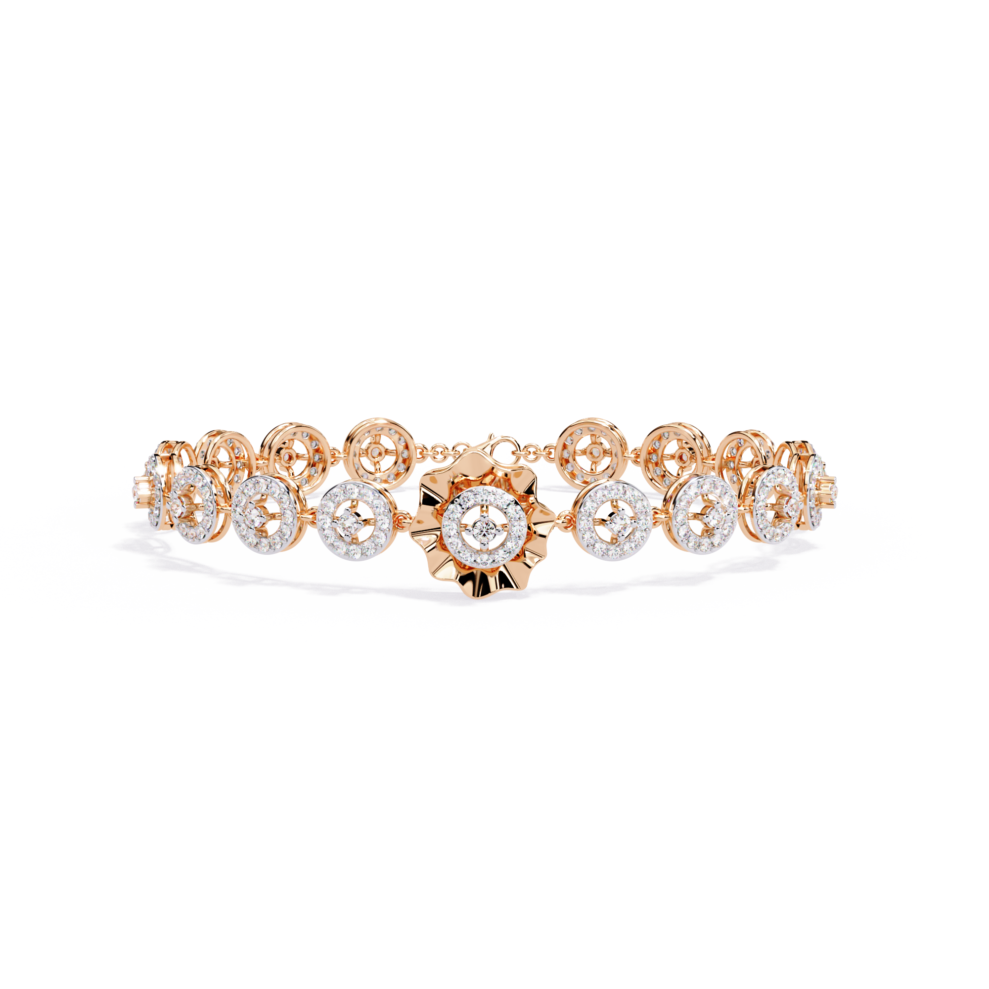 Modern Statement Lab Grown Diamond Bracelet