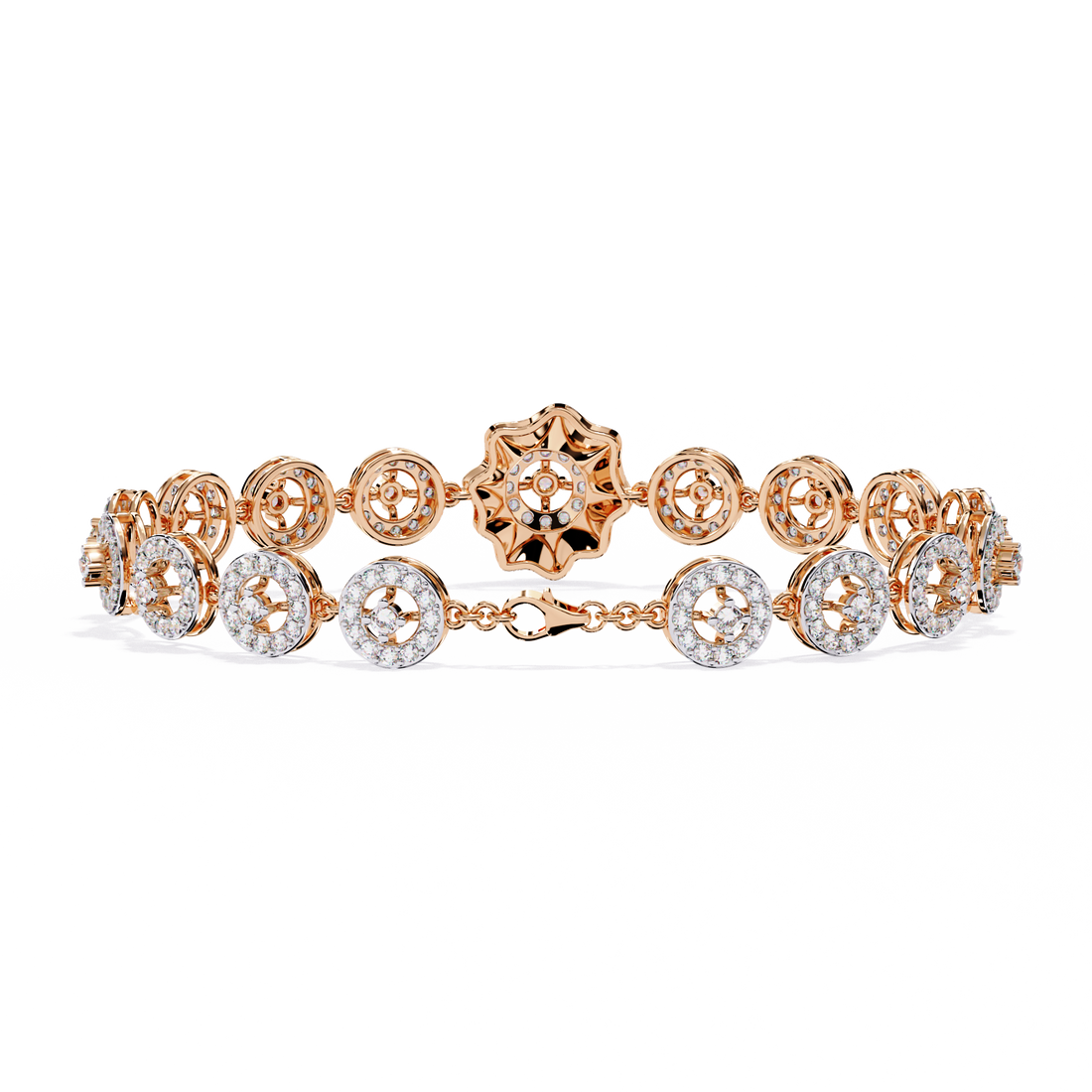 Modern Statement Lab Grown Diamond Bracelet