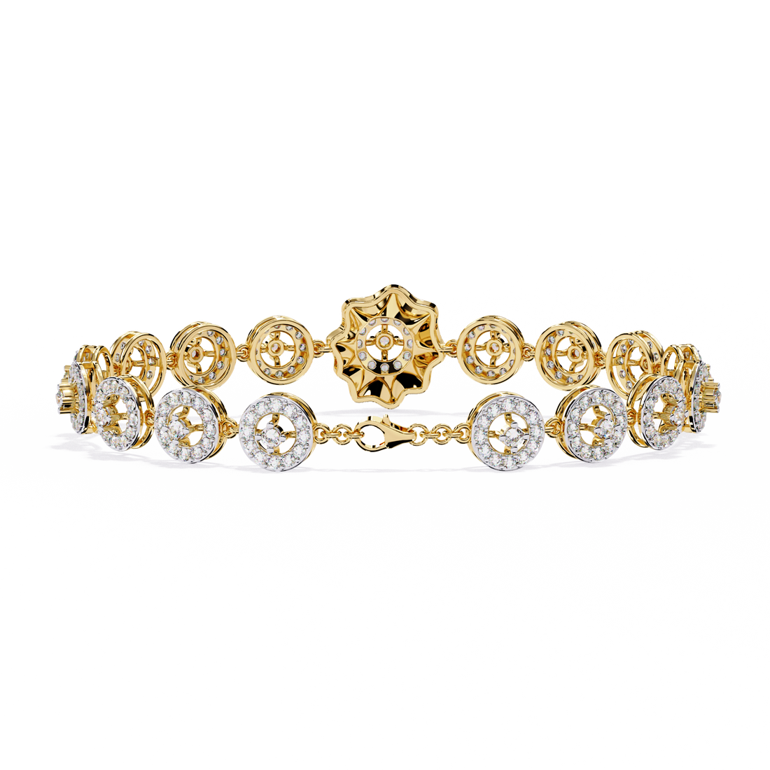 Modern Statement Lab Grown Diamond Bracelet