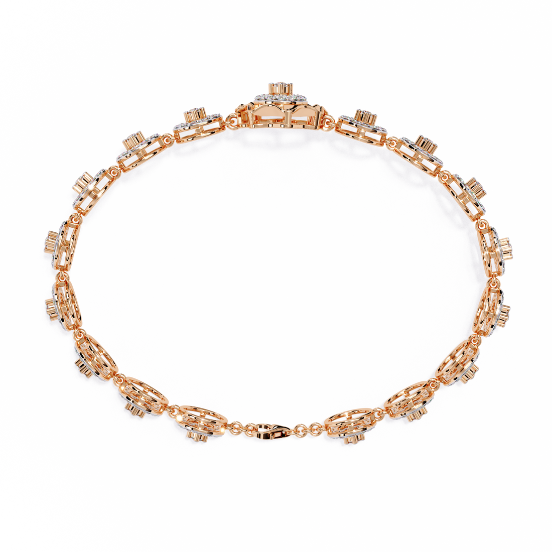 Modern Statement Lab Grown Diamond Bracelet