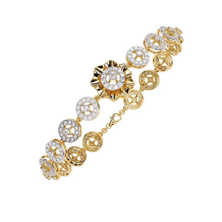 Modern Statement Lab Grown Diamond Bracelet