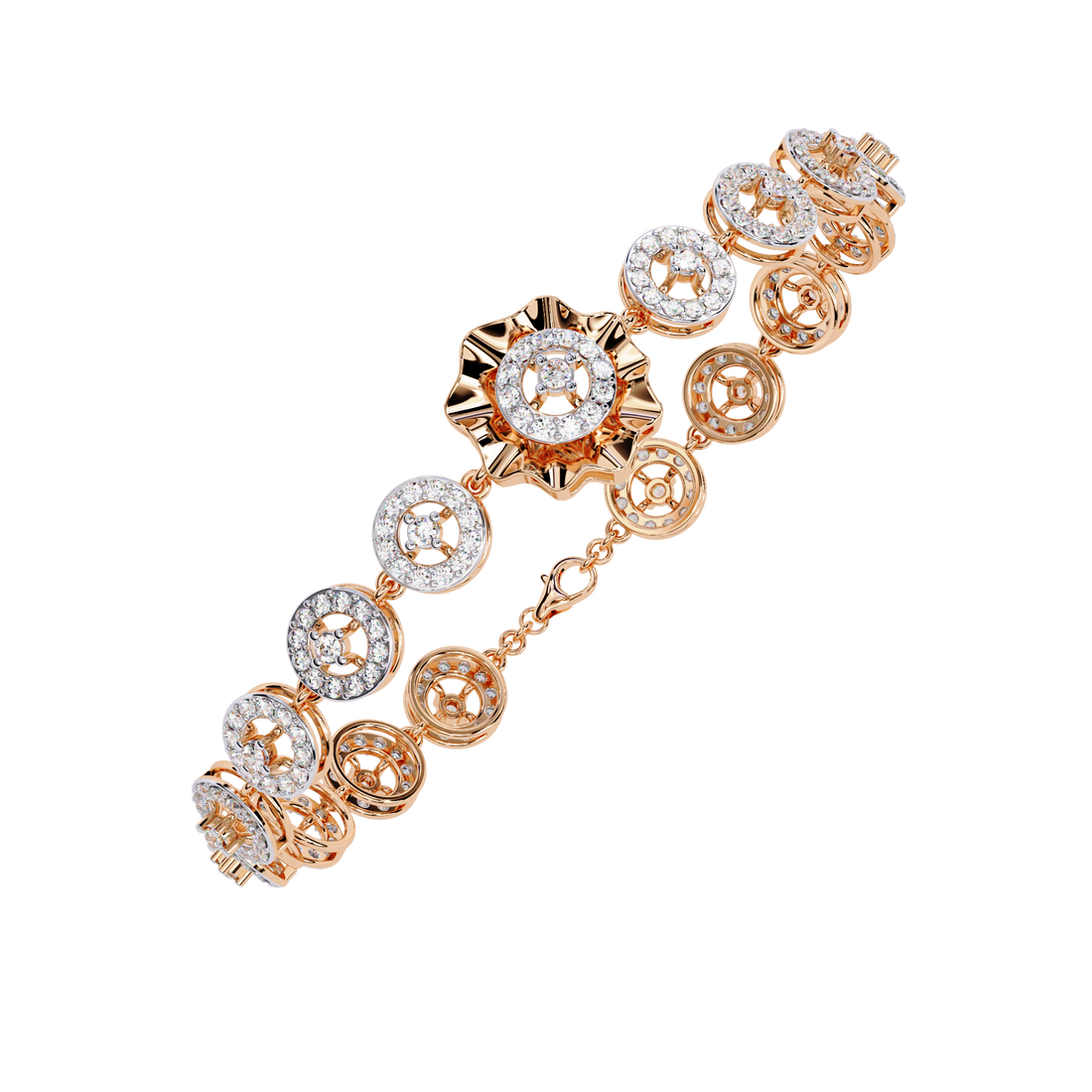 Modern Statement Lab Grown Diamond Bracelet