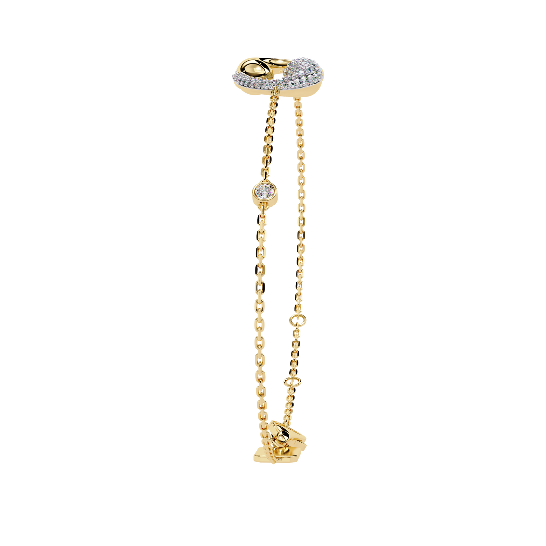 Duo Drops Diamond Bracelet