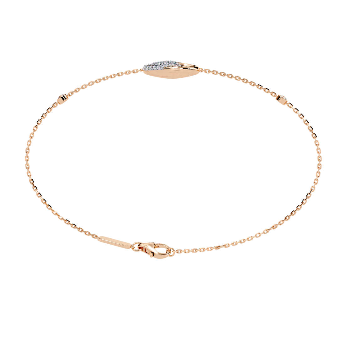 Duo Drops Diamond Bracelet