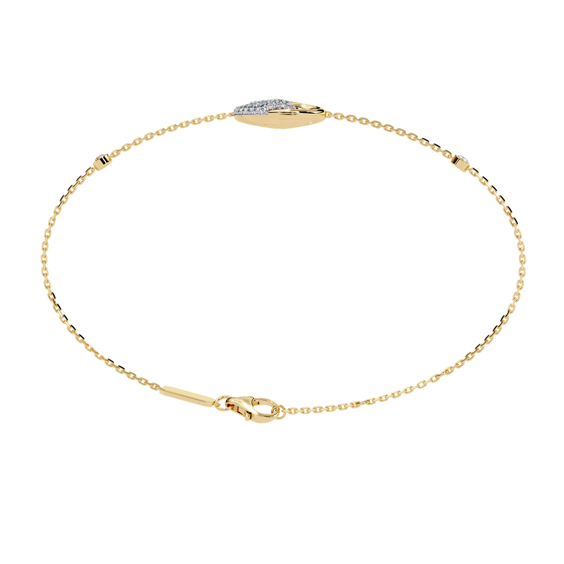 Duo Drops Diamond Bracelet