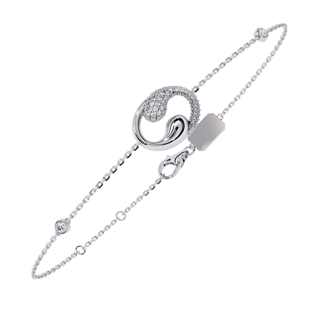 Duo Drops Diamond Bracelet