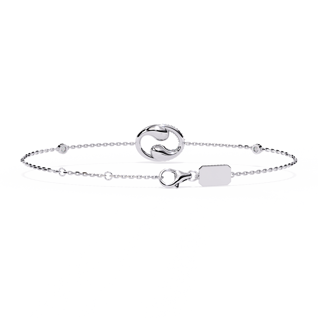 Duo Drops Diamond Bracelet