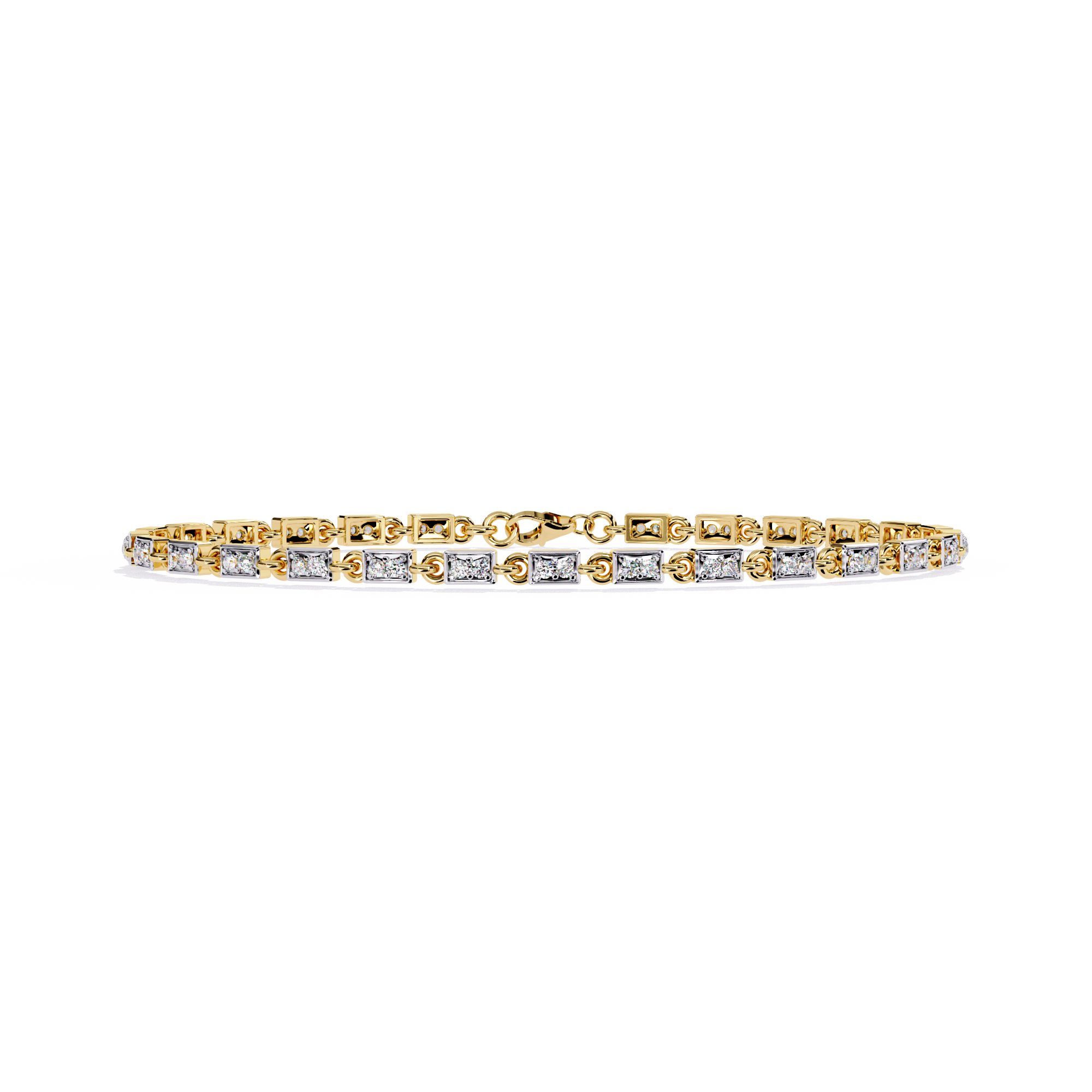 Sleek Circlet Diamond Bracelet