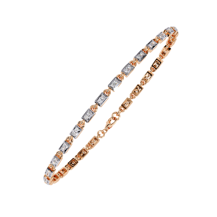 Sleek Circlet Diamond Bracelet