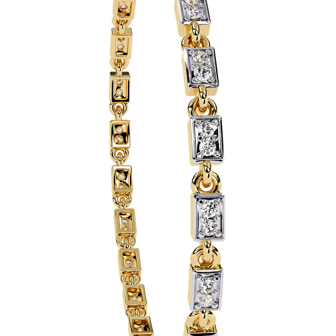 Sleek Circlet Diamond Bracelet
