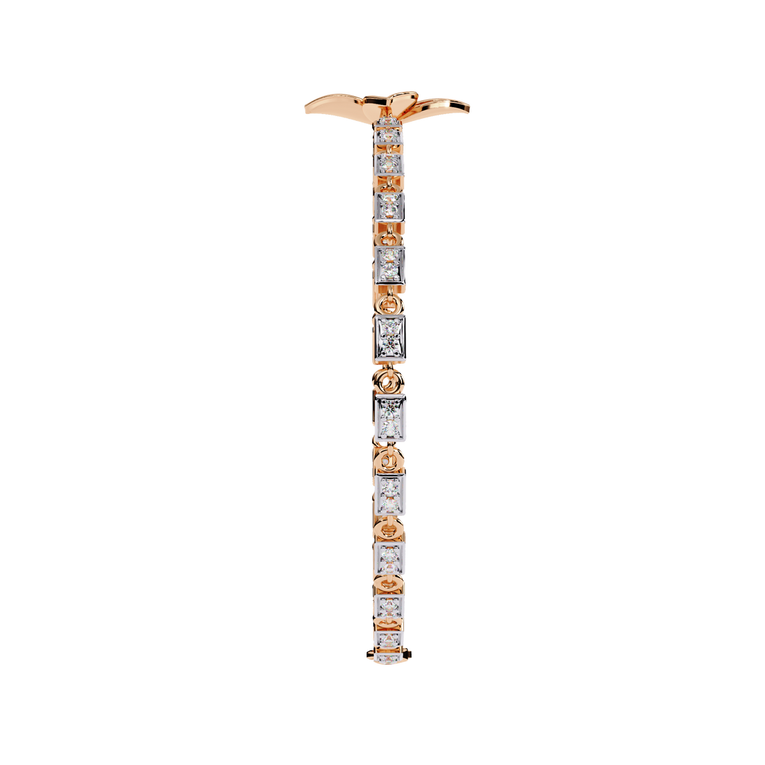 Delicate Floral Bracelet with Lab Grown Diamonds