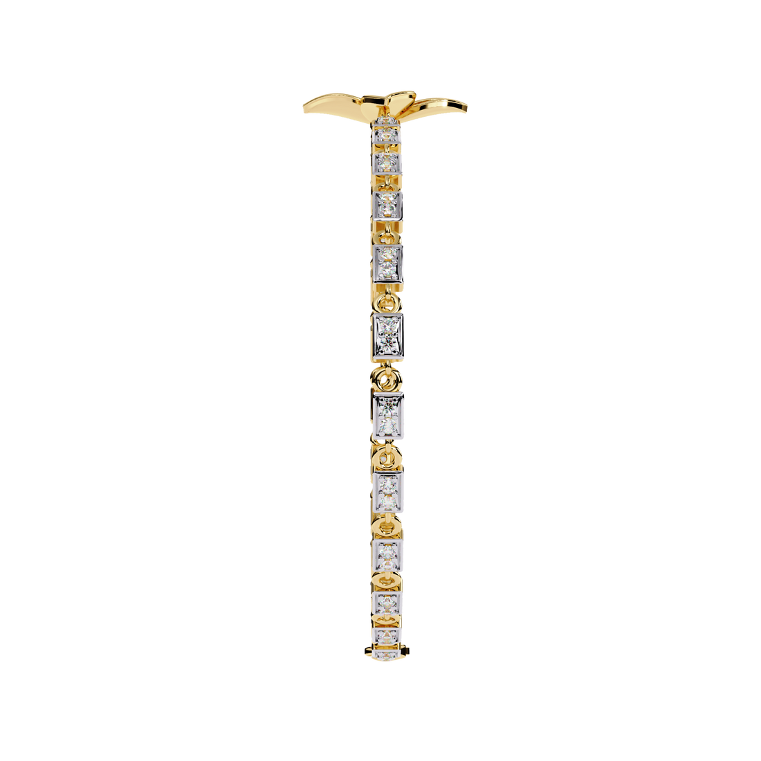 Delicate Floral Bracelet with Lab Grown Diamonds